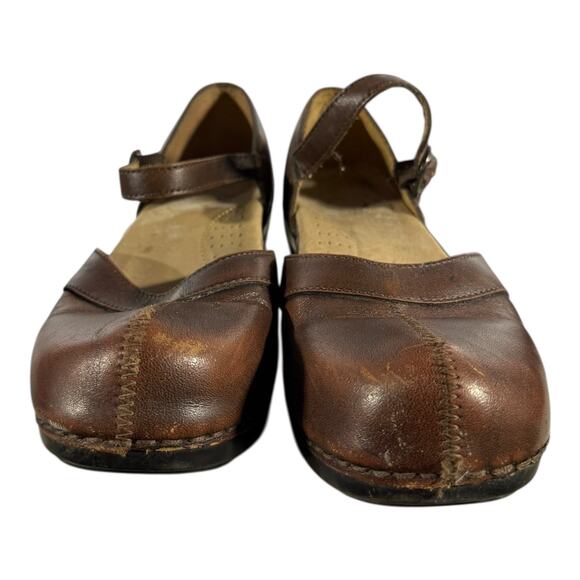 Dansko Mary Jane Shoes, Size EU 40  (US Size 9), Brown Leather - Picture 2 of 8